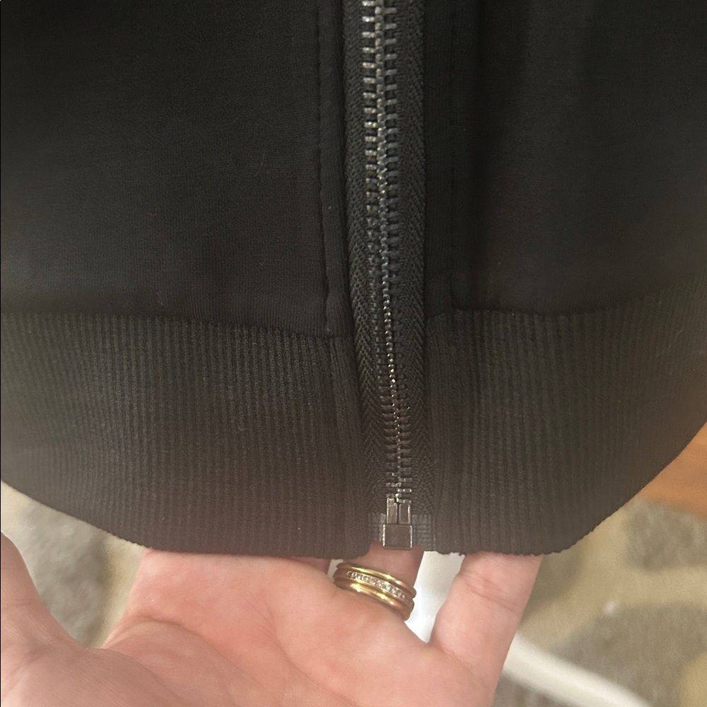 SuperPrity Black Zip-Front Jacket - Women new with tags size large - Picture 4 of 4